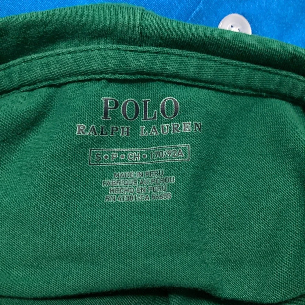 Polo Ralph Lauren Athl Div Hooded Shirt Men Size S Lightweight Logo Pullover Tee